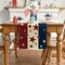 Patriotic Stars & Stripes Table Runner – Red, White, and Blue Design for 4th of July, Memorial Day, and Independence Day. Perfect Kitchen and Dining Table Decoration for Home, Parties, and Holiday Celebrations. 13 x 72 Inches.